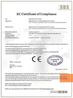 CE Certificate