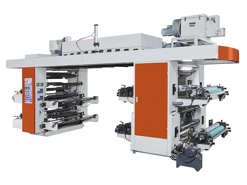 Machine d'impression flexographique petit à petit