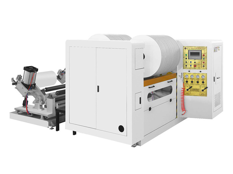 QFJ-C700\800\1000\1300\1600\1800 Central Surface Coiling High Speed Slitting Machine