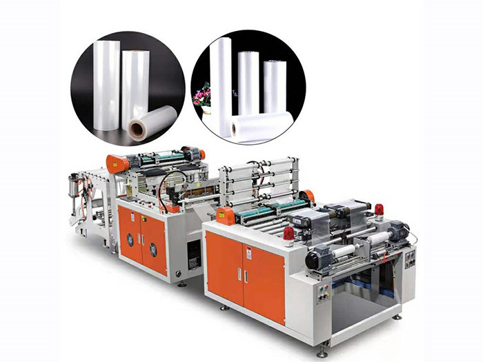 450x2 Cored Supermarket Continuous Bag Making Machine