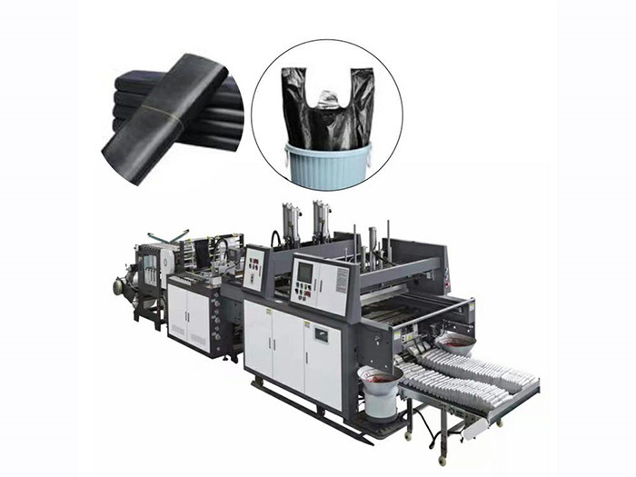 500*2 Fully Automatic Super High Speed Hot-sealing and Hot-cutting Bag Making Machine