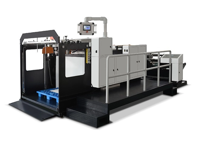 Machine de tronçonnage informatisée à grande vitesse avec dispositif d'empilage