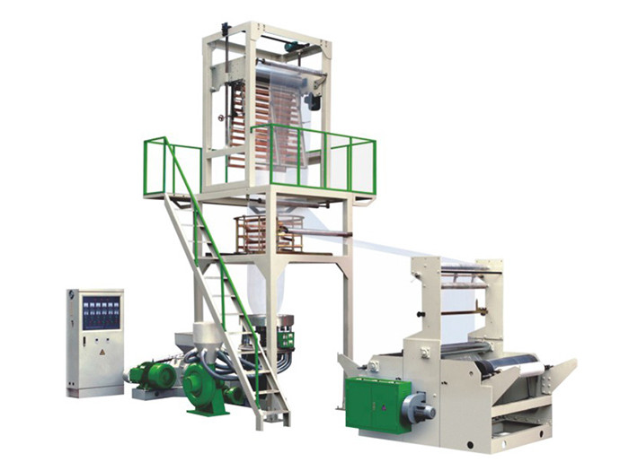 Máquina de soplado de película de doble rodillo con matriz rotativa