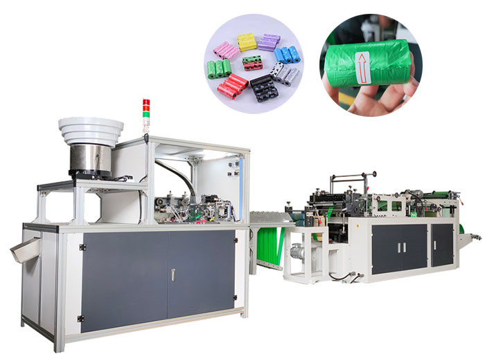 350-Full Automatic Rolling Dog Poop Bag Making Machine (Automatic Winding And Labeling)