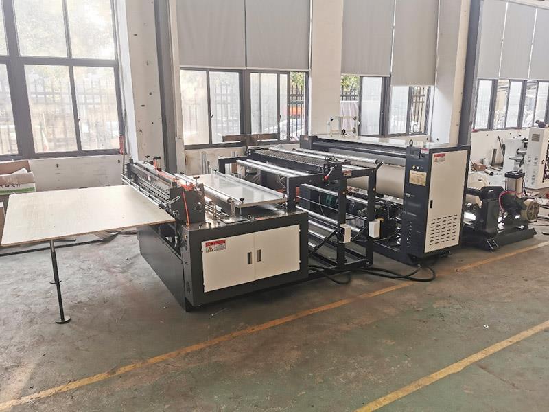 1200 model embossing and crosscutting machine